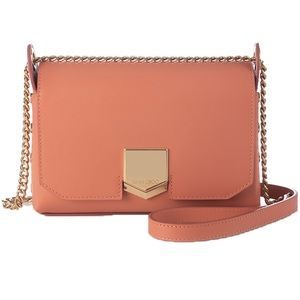 Jimmy Choo Lockett Crossbody Powder Pink Bag
